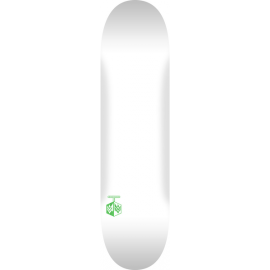 MINI LOGO DECK CHEVRON DETONATOR SOLID WHITE 8.0 X 31.45