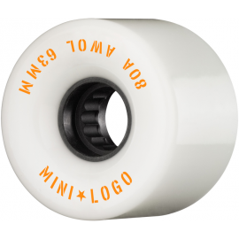 MINI LOGO WHEELS (JEU DE 4) 63MM AWOL 80A