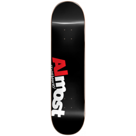 ALMOST DECK MOST HYB BLACK 8.25 X 32.1 WB14.25