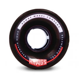 HAWGS WHEELS (JEU DE 4) 60MM CHUBBY 78A BLACK