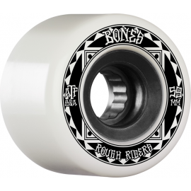 BONES WHEELS (JEU DE 4) ATF 59MM ROUGH RIDERS RUNNERS BLACK