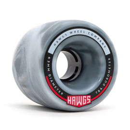 HAWGS WHEELS (JEU DE 4) 63MM CHUBBY 78A GRAY